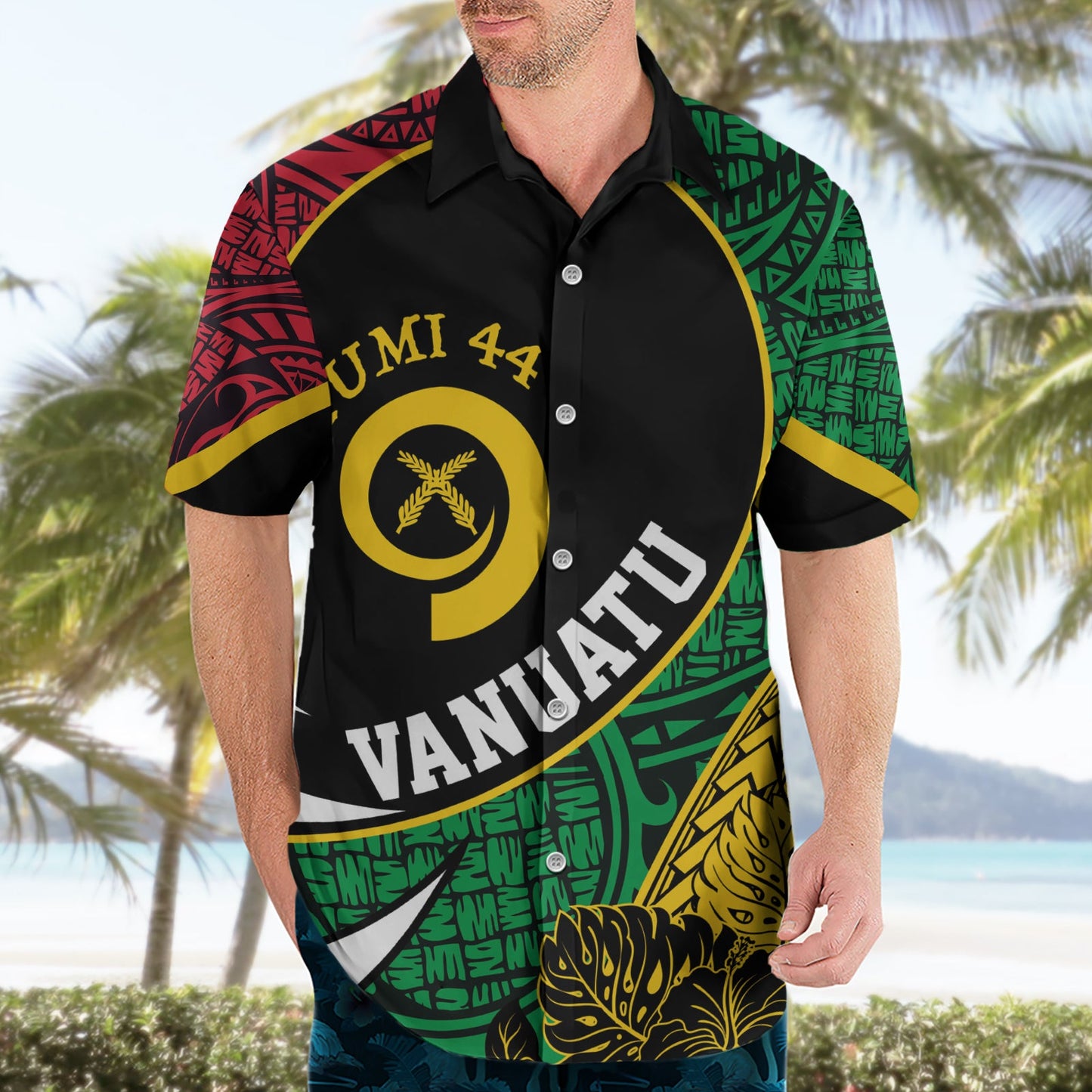 Vanuatu Unabhängigkeitstag Yumi 44 Hawaiihemd LT7