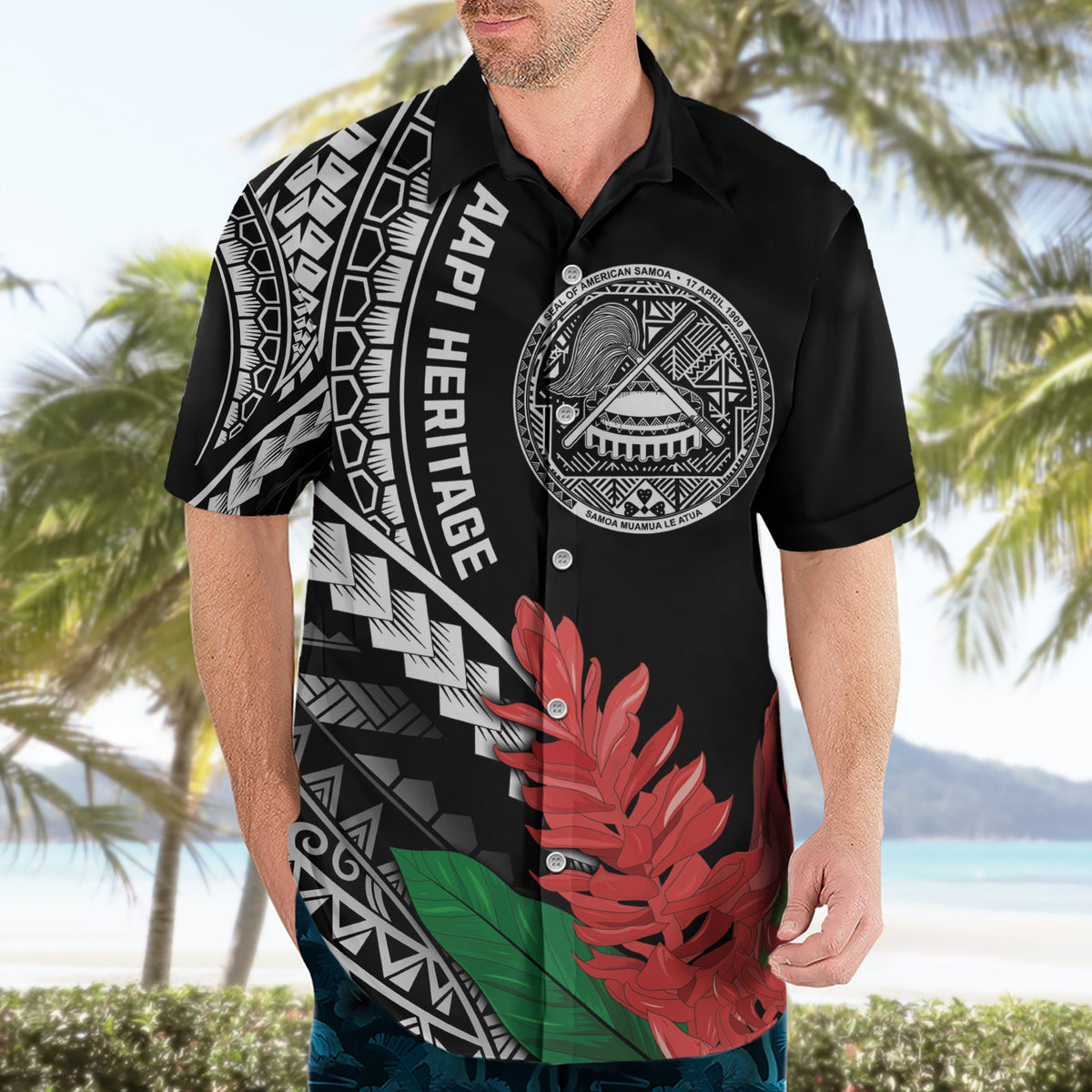 AAPI Heritage Month Hawaiihemd Samoa Teuila LT7