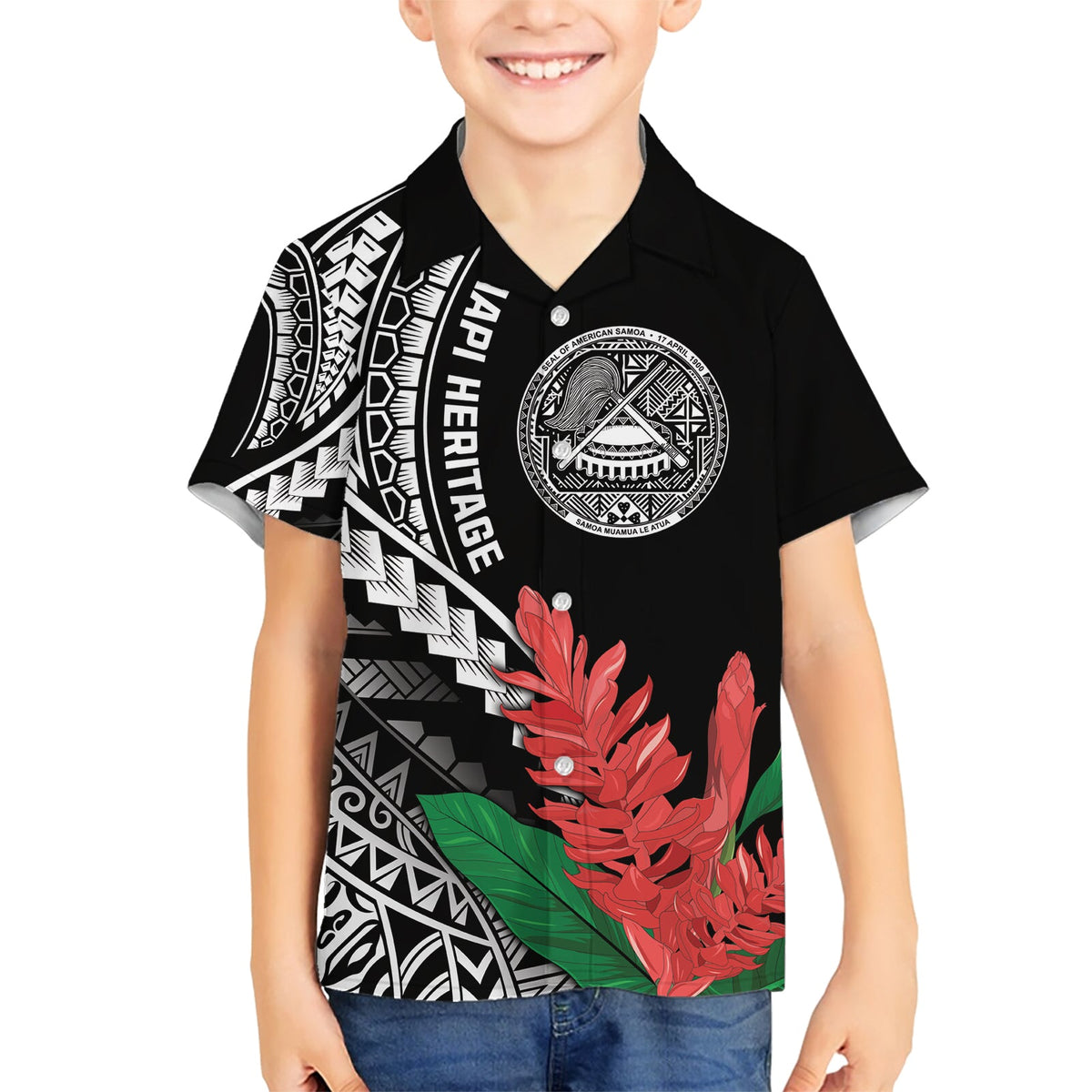 AAPI Heritage Month Hawaiihemd Samoa Teuila LT7