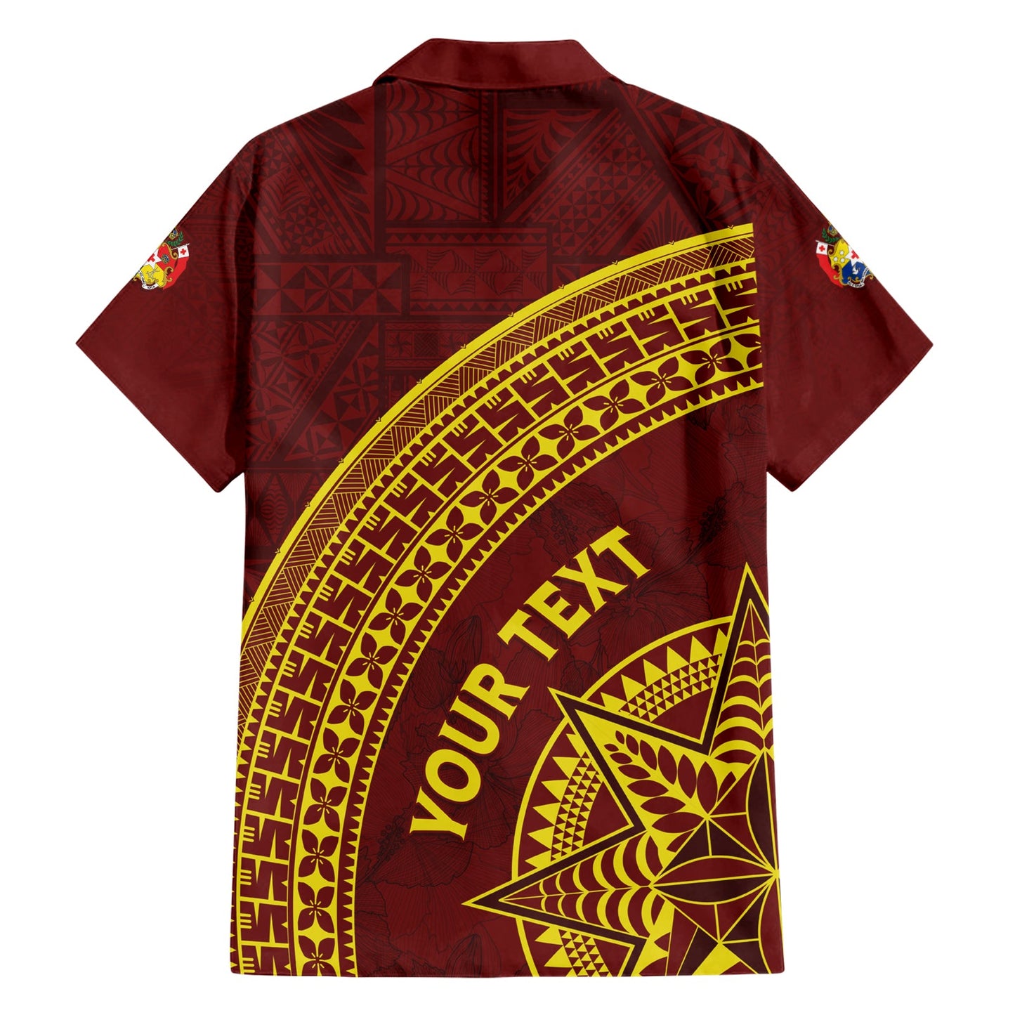 Tonga High School Hawaiihemd THS Jubiläum Ngatu Motiv LT7