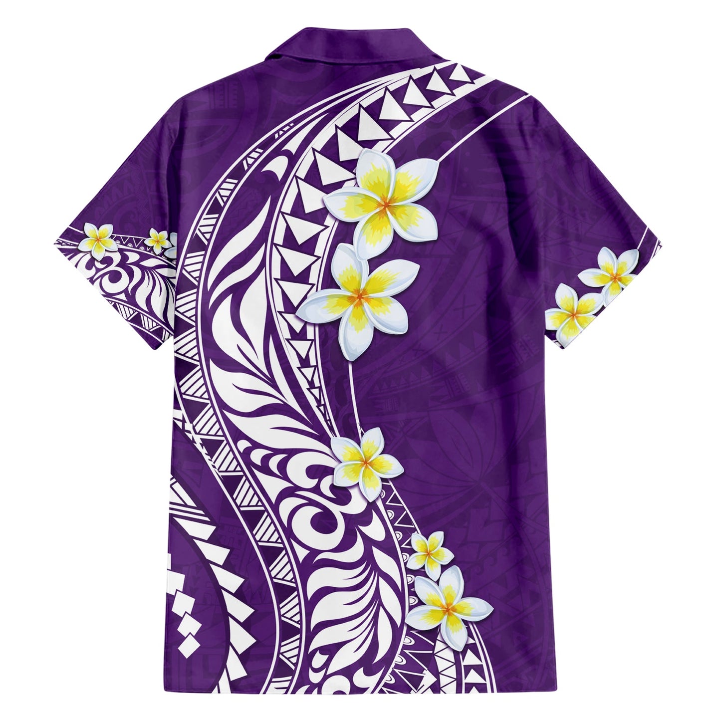 Hawaii Aloha Hawaiihemd Plumeria Vintage - Violett LT7