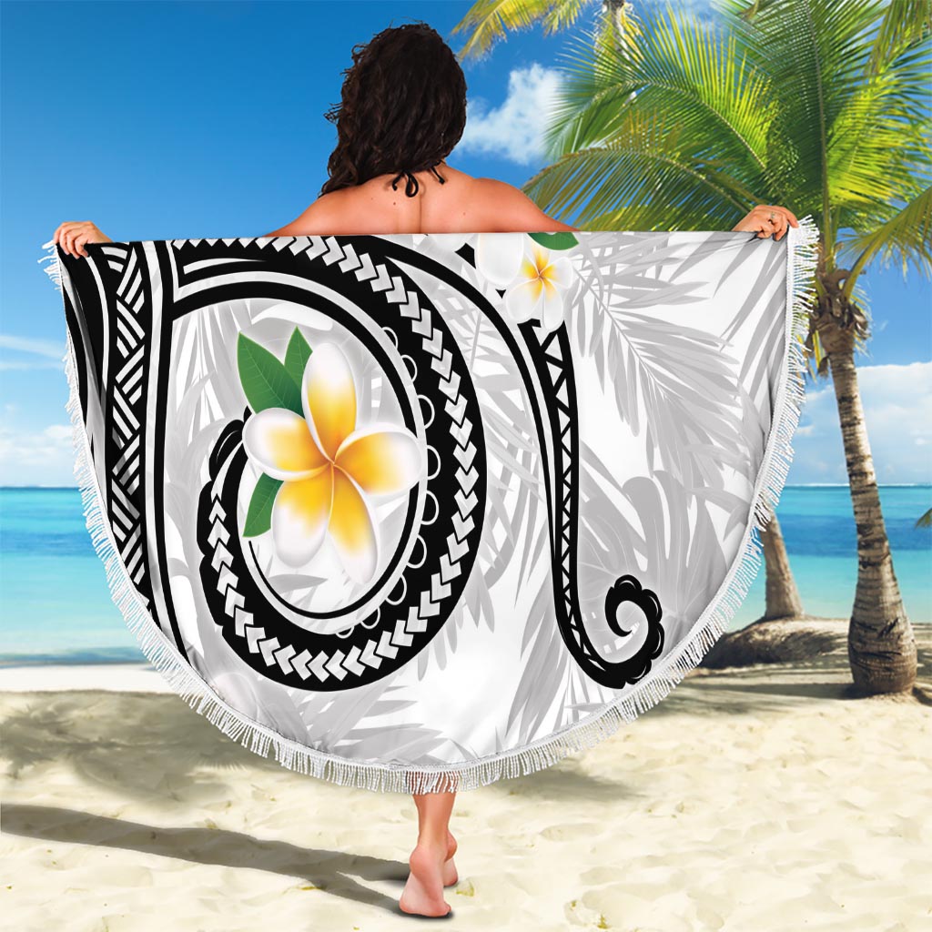 Hawaii-Mönchsrobbe und Delfin-Stranddecke xxl, polynesisches Kakau-Muster, blau, LT03