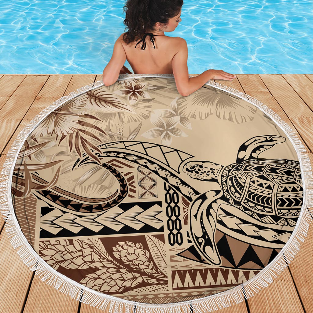 Hawaiianische Stranddecke xxl mit Vulkan und Hai, polynesisches Hibiskus-Muster, violett-gelber Farbverlauf, LT03