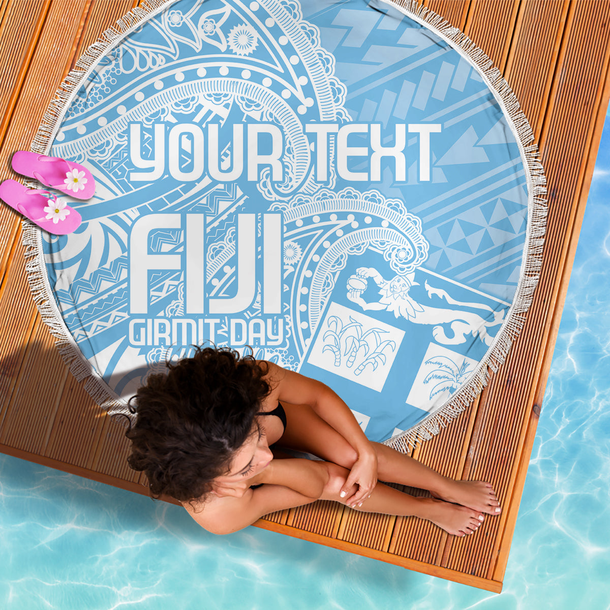 Lila Polynesien Ostern Tag Strand Decke Eier mit Hase Polynesisches Muster LT14