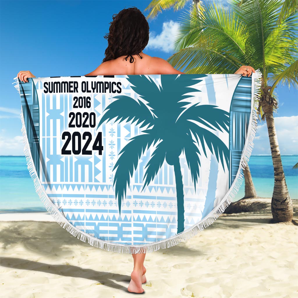 Philippinen Polynesisches Blumenmuster Stranddecke sandfrei mit Barong Tagalog Schwarz Stil LT03