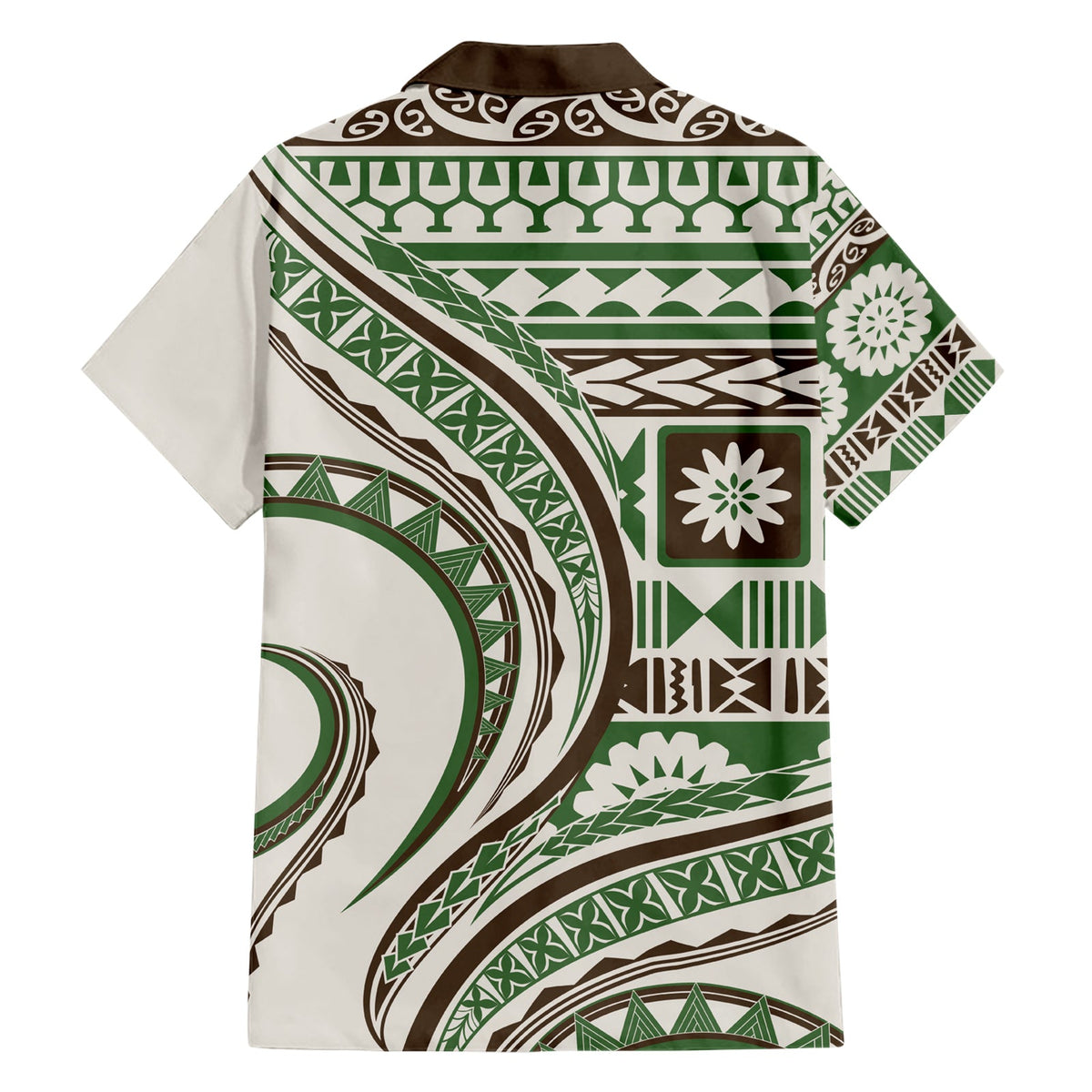 Hawaiianisches Hibiskus-Tribal-Hemd mit Vintage-Motiv, Ver. 7 LT9