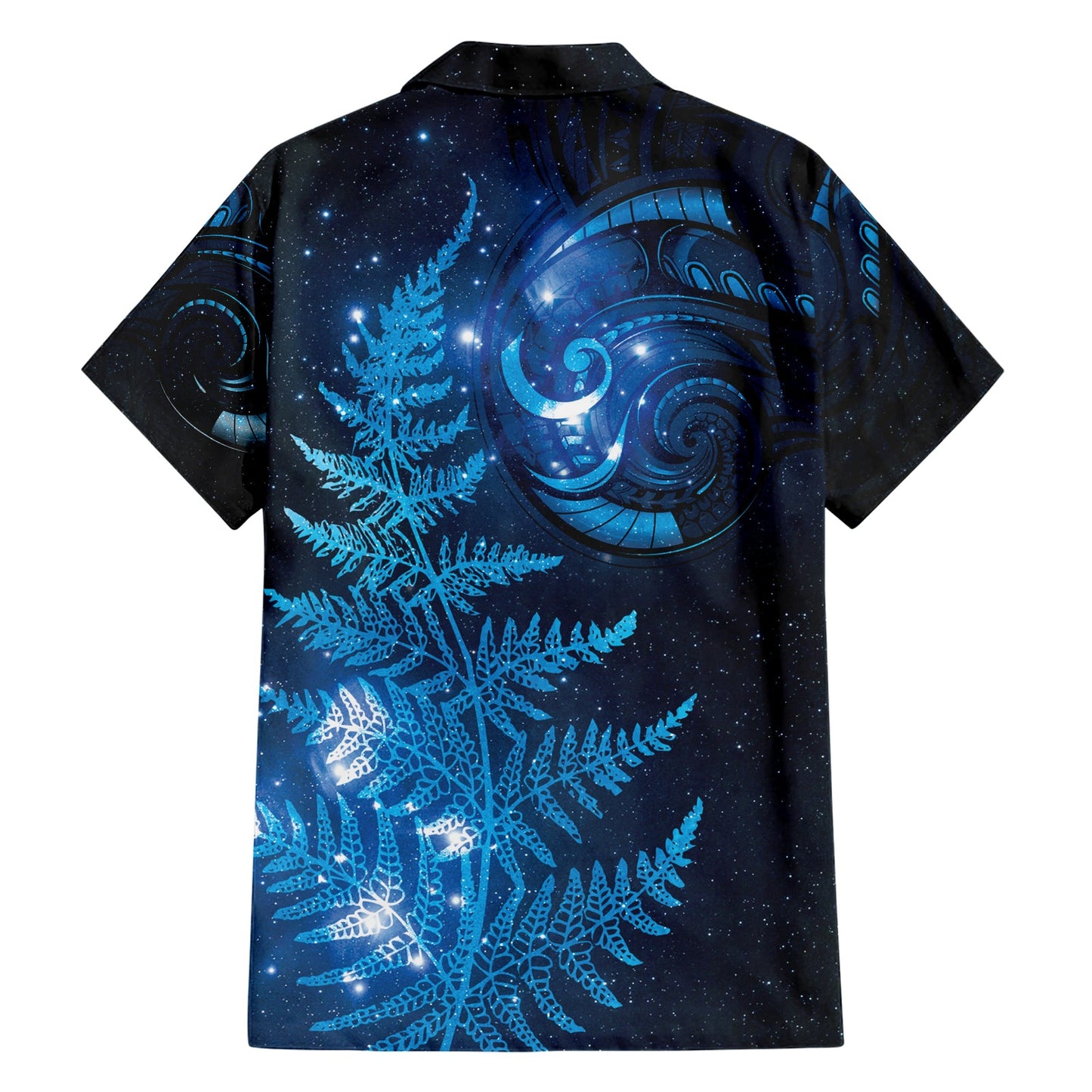 Neuseeland Matariki Hawaiihemd Blau Milchstraße Sterne Nachthimmel LT9