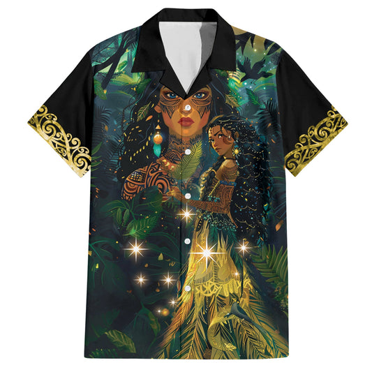 New Zealand Matariki Hawaiian Shirt RongoÄ MÄori Wellbeing and Good Luck