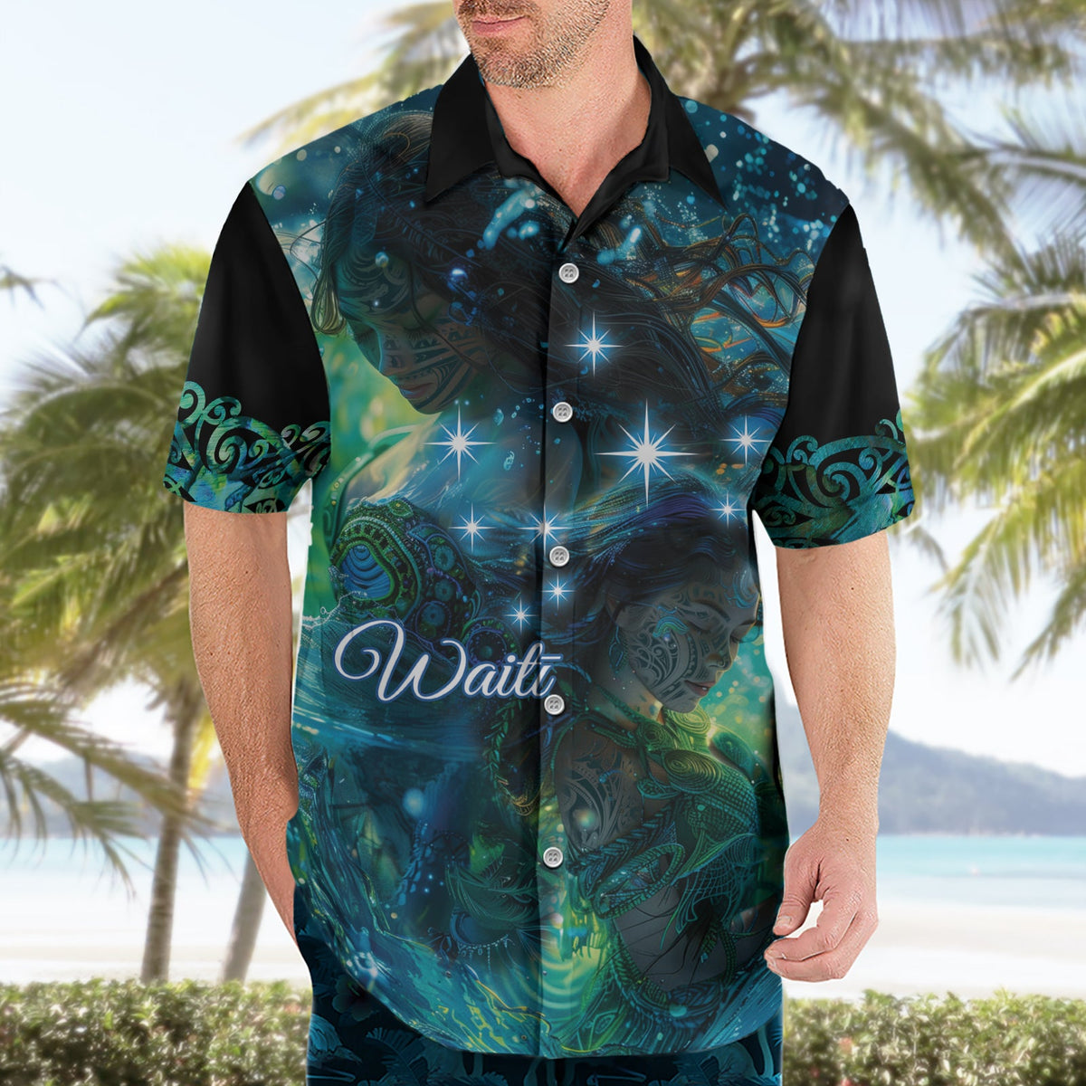 Neuseeland Matariki Waiti Hawaiihemd Die Anfänge des Lebens LT9