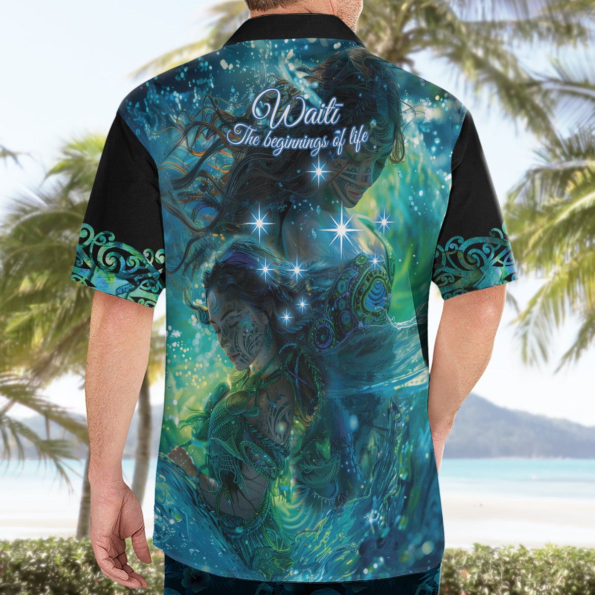 Neuseeland Matariki Waiti Hawaiihemd Die Anfänge des Lebens LT9