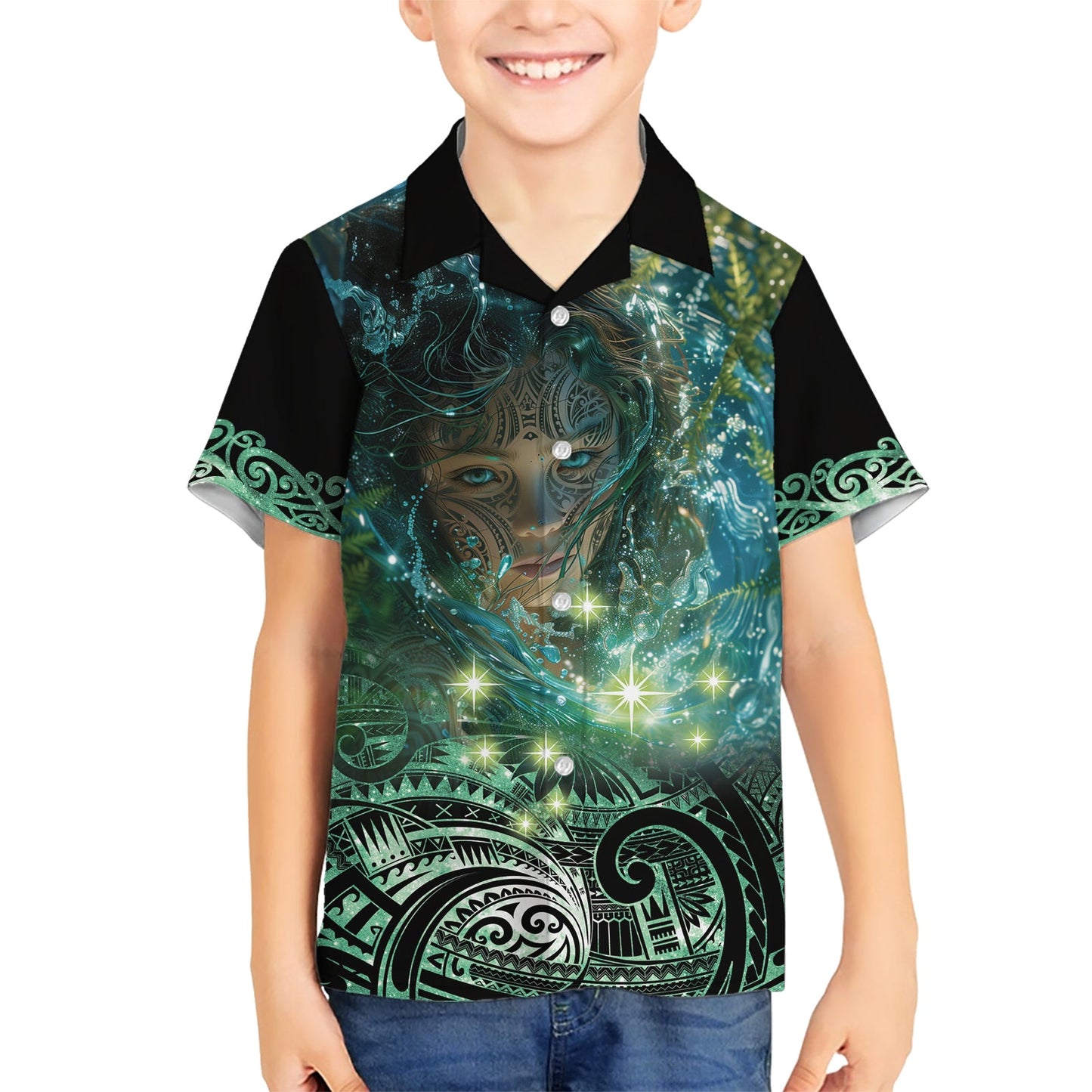 Neuseeland Matariki Waiti Hawaiihemd Waimori und der Ursprung des Lebens LT9