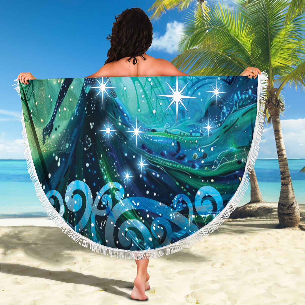 Neuseeland Marathon Stranddecke Maori Style LT05