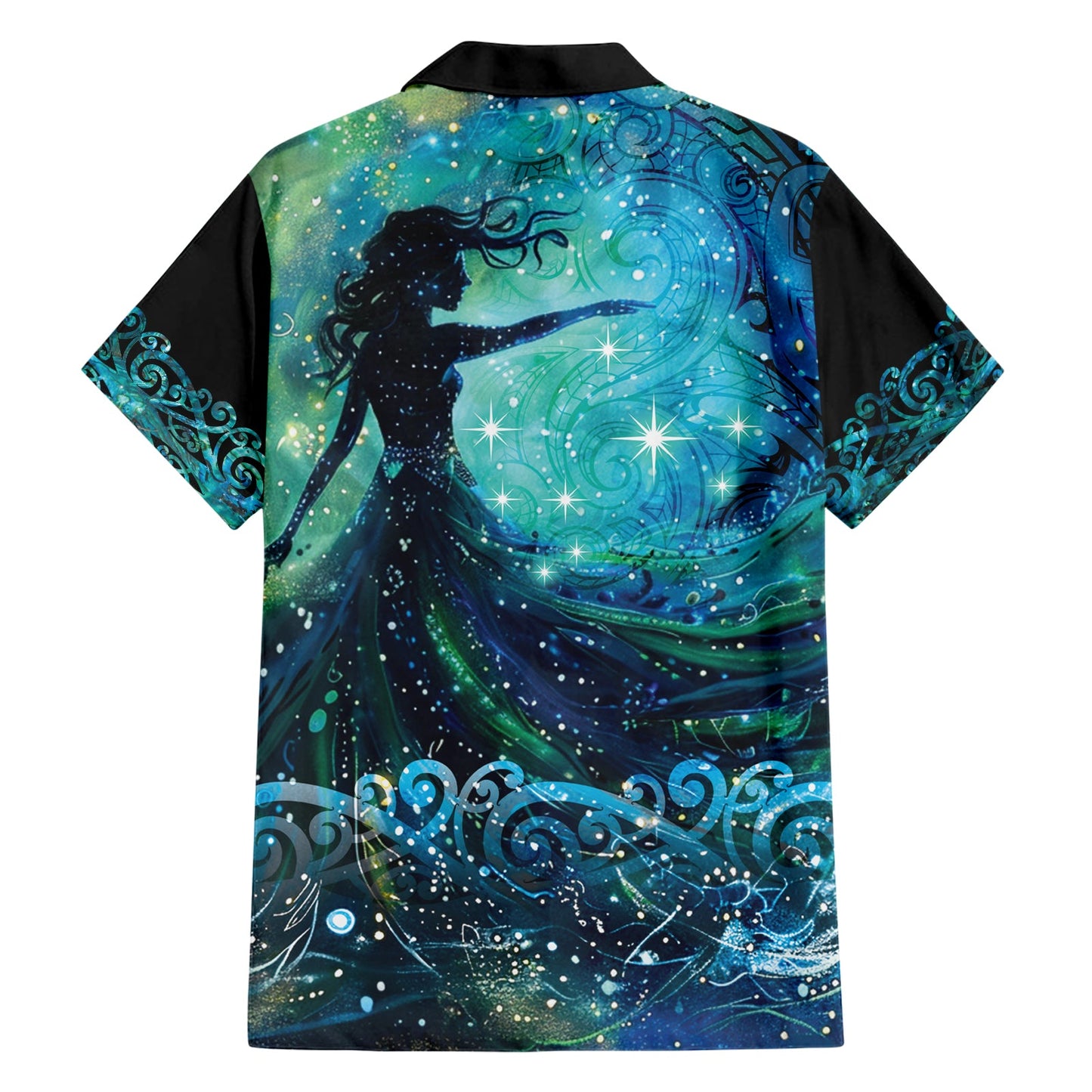 Neuseeland Matariki Hiwa-i-te-rangi Hawaiihemd Titiro ki nga Whetu Wishing Star LT9