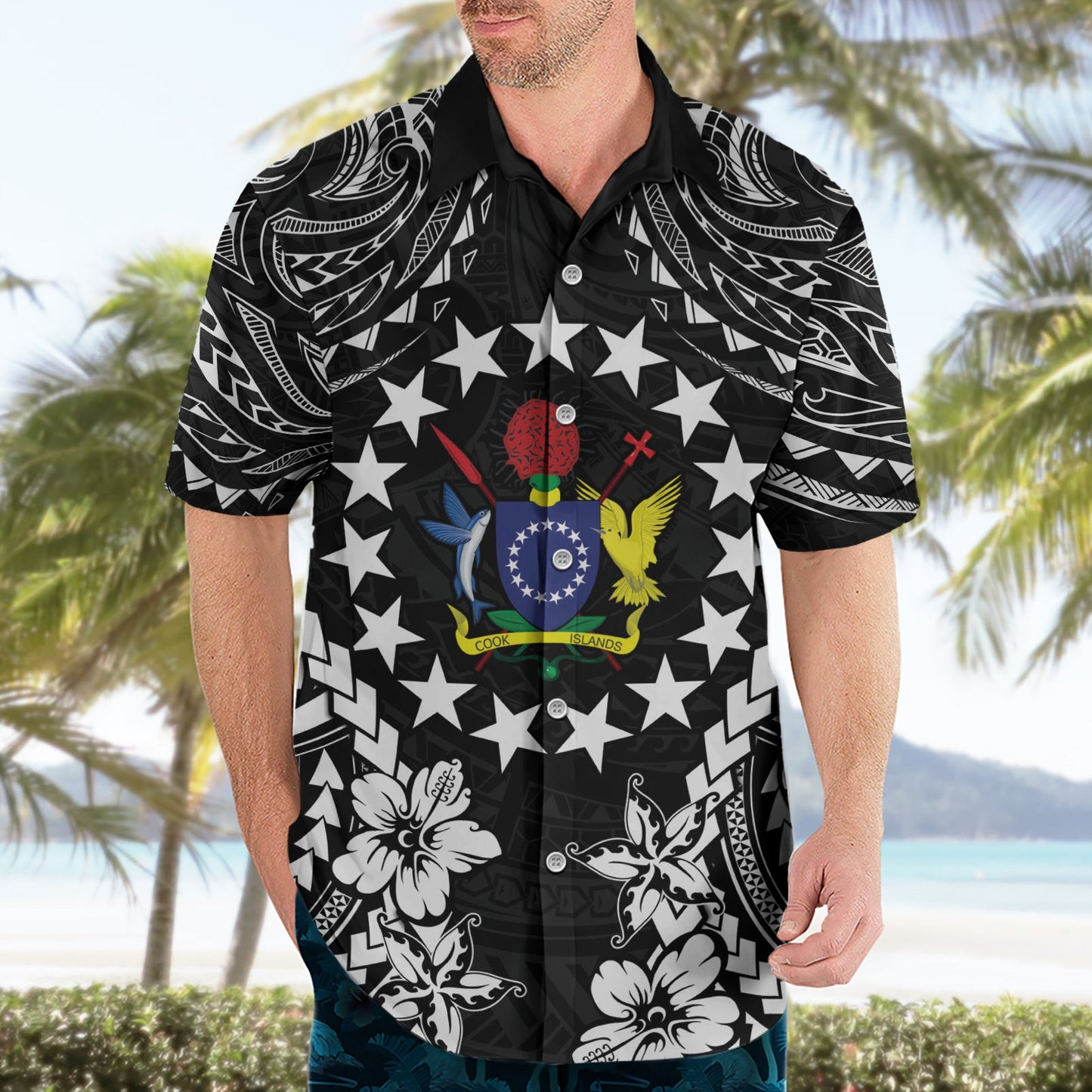 Cookinseln Ra o te Ui Ariki Est 1967 Hawaiihemd LT9