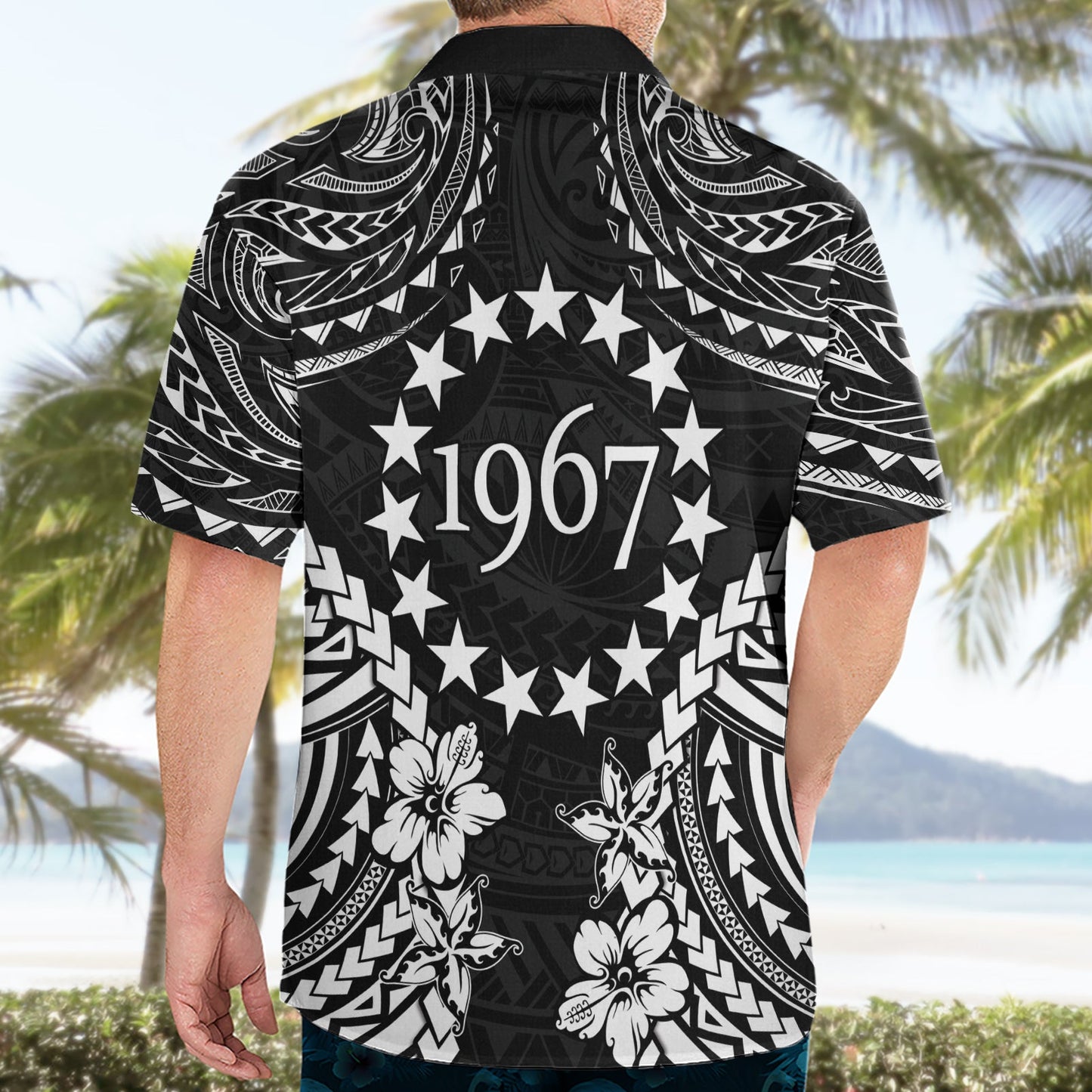 Cookinseln Ra o te Ui Ariki Est 1967 Hawaiihemd LT9
