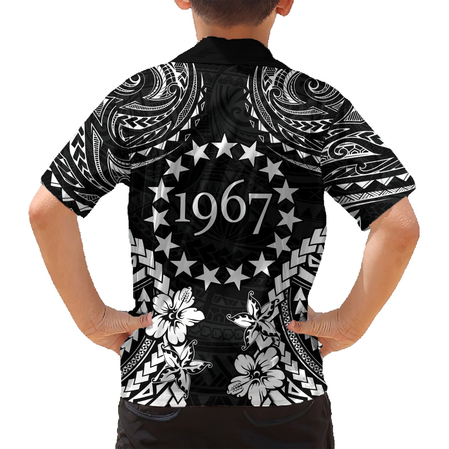 Cookinseln Ra o te Ui Ariki Est 1967 Hawaiihemd LT9