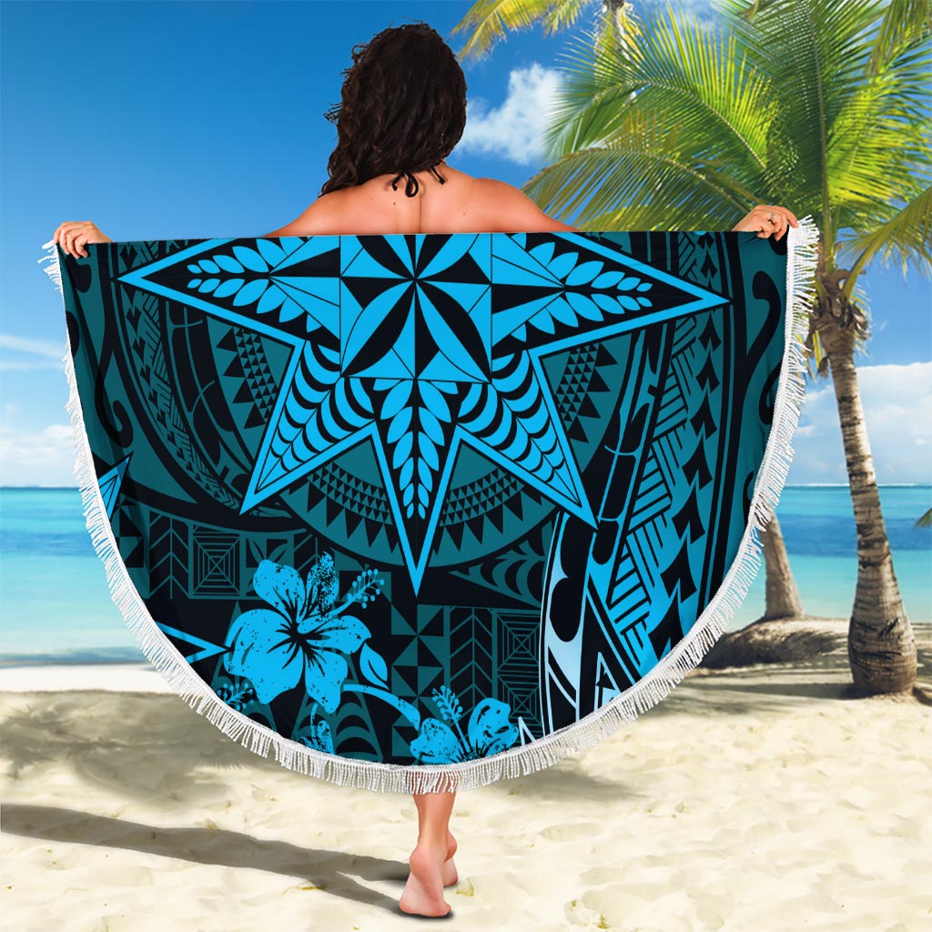 Kanaka Maoli Hawaii Plumeria Stranddecke xxl Tanzende Tentakeln Weiß Stil LT7