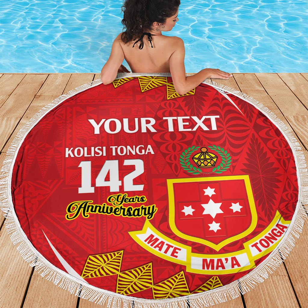 Vintage Tonga Tribal Ngatu Muster Stranddecke sandfrei mit Pacific Floral Pink Art LT9