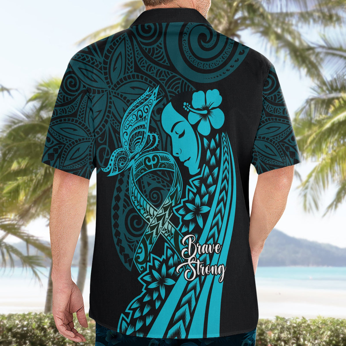 Polynesien Welt Eierstockkrebs Tag Hawaiian Shirt You Matter Polynesian Women LT14