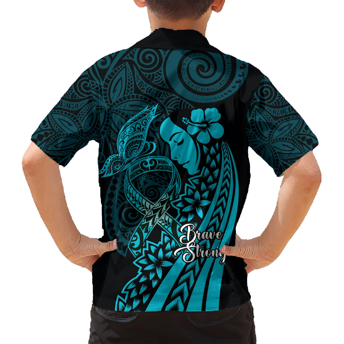 Polynesien Welt Eierstockkrebs Tag Hawaiian Shirt You Matter Polynesian Women LT14