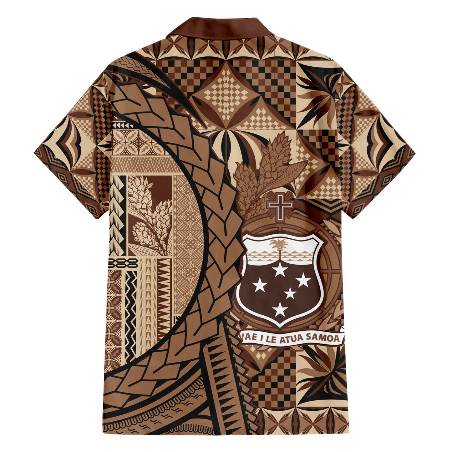 Samoa Siapo Hawaiihemd Happy Independence Day Vintage Vibes LT14