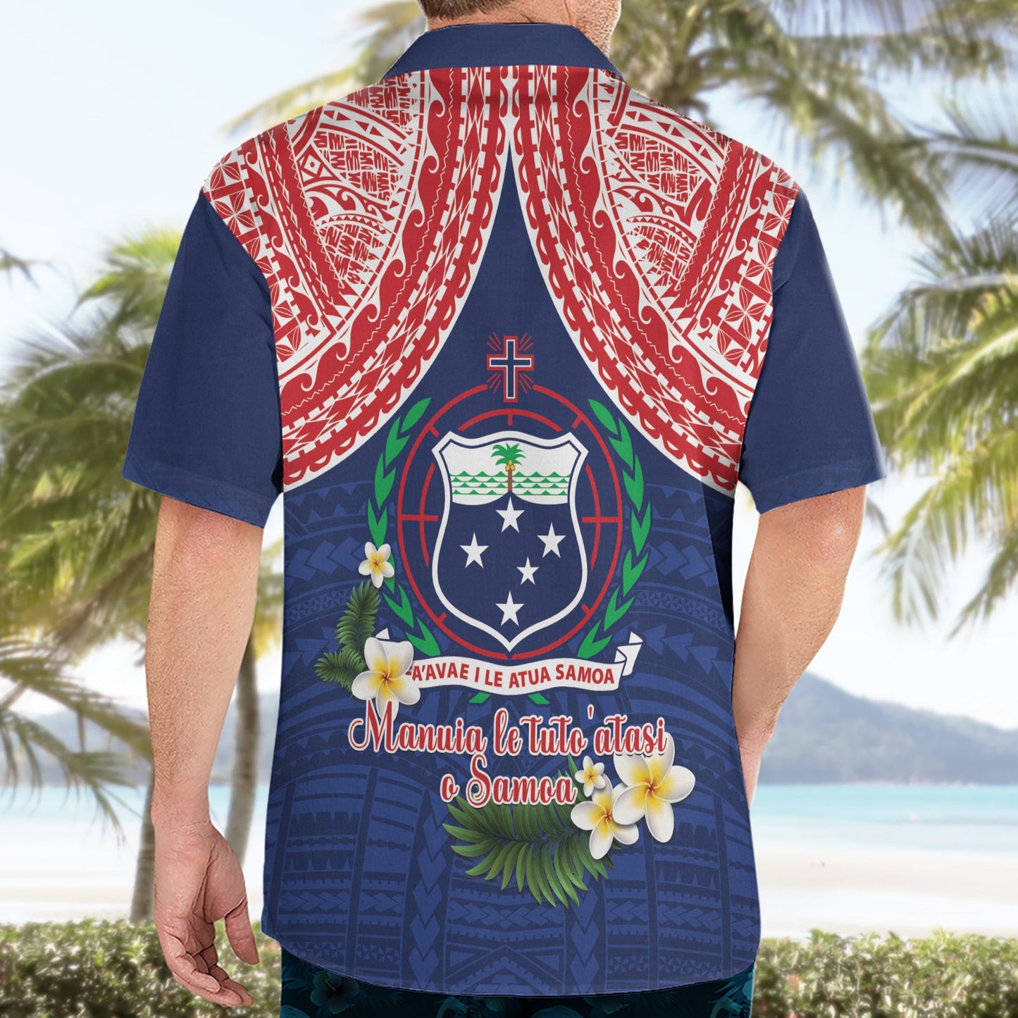 Hawaiihemd zum samoanischen Unabhängigkeitstag: Manuia Le Tutoatasi O Samoa LT14