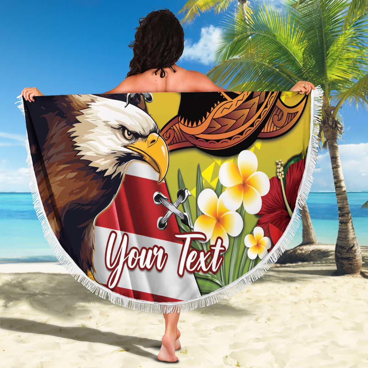 Stranddecke zum Anzac-Tag in Neuseeland und Australien, Koala und Kiwi-Vogel, Soldat, Gallipoli-Camouflage-Stil LT03