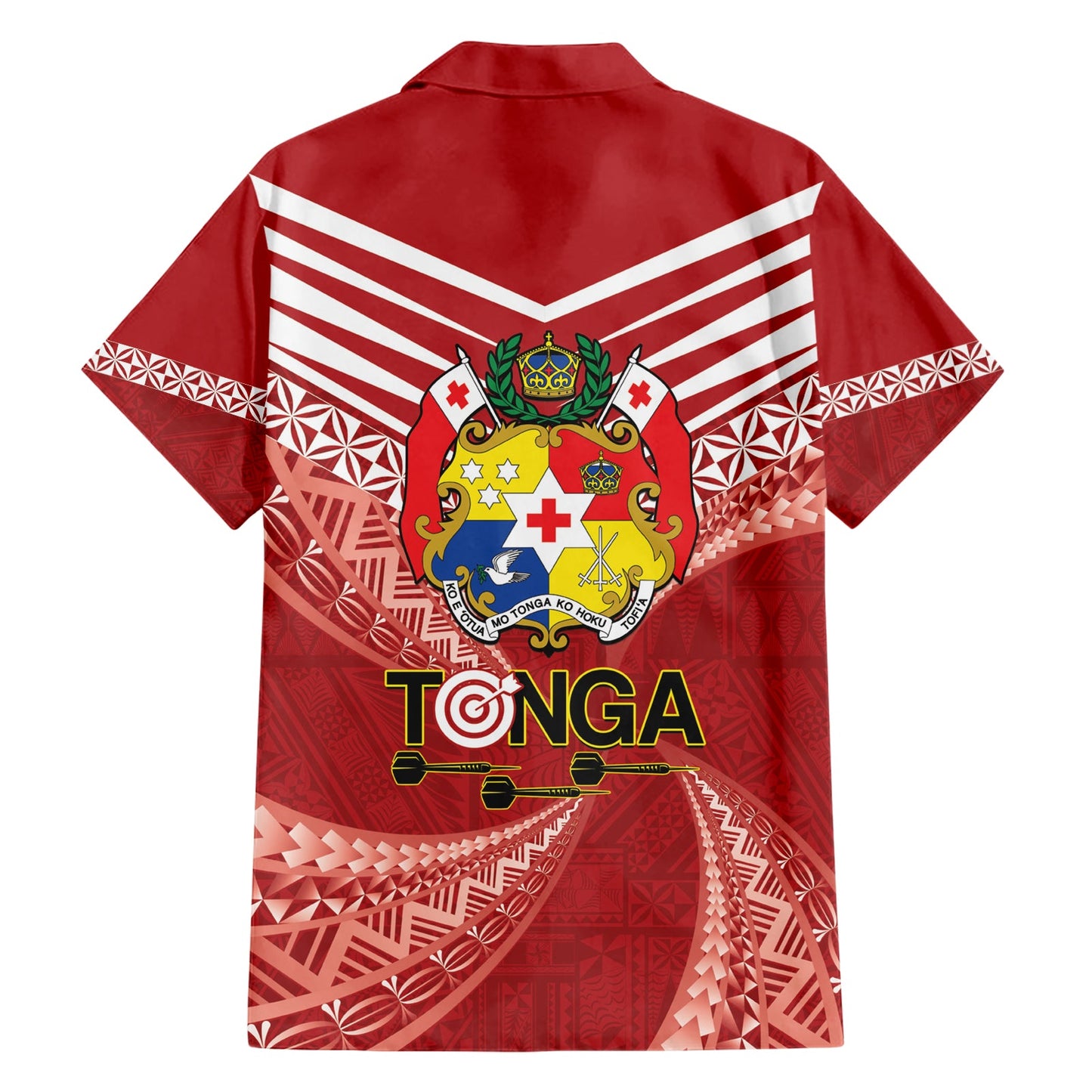 Tonga Darts Hawaiihemd Tonga Ngatu Muster LT14