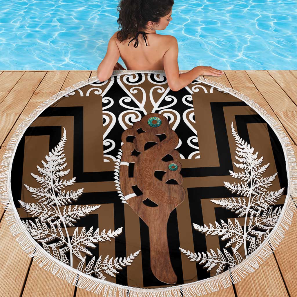 Hawaii Hibiskus und Plumeria Blumen Stranddecke sandfrei Tapa Tribal Muster Halb Stil Bunte Mode LT03