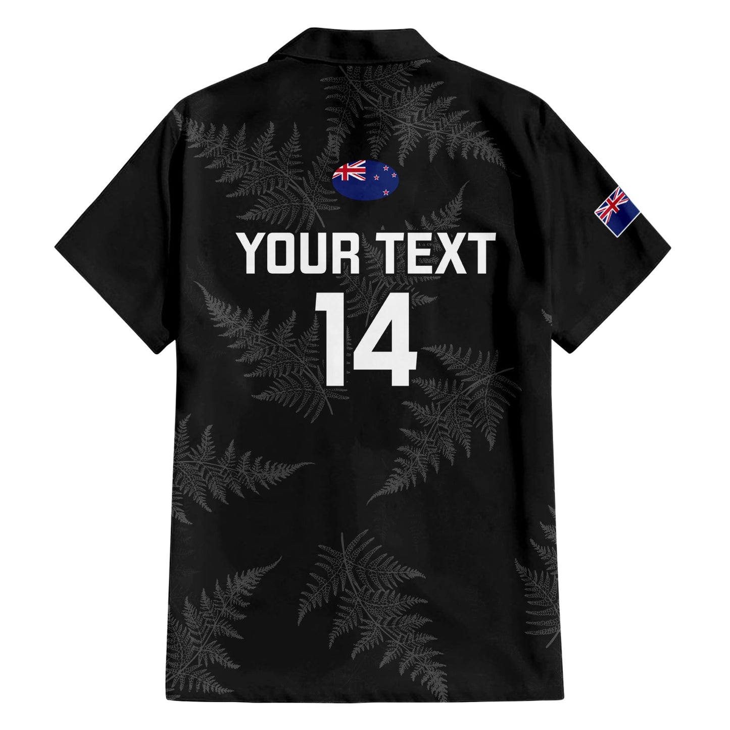 Personalisiertes neuseeländisches Silver Fern Rugby Hawaii-Shirt 2023 Go Aotearoa World Cup LT14