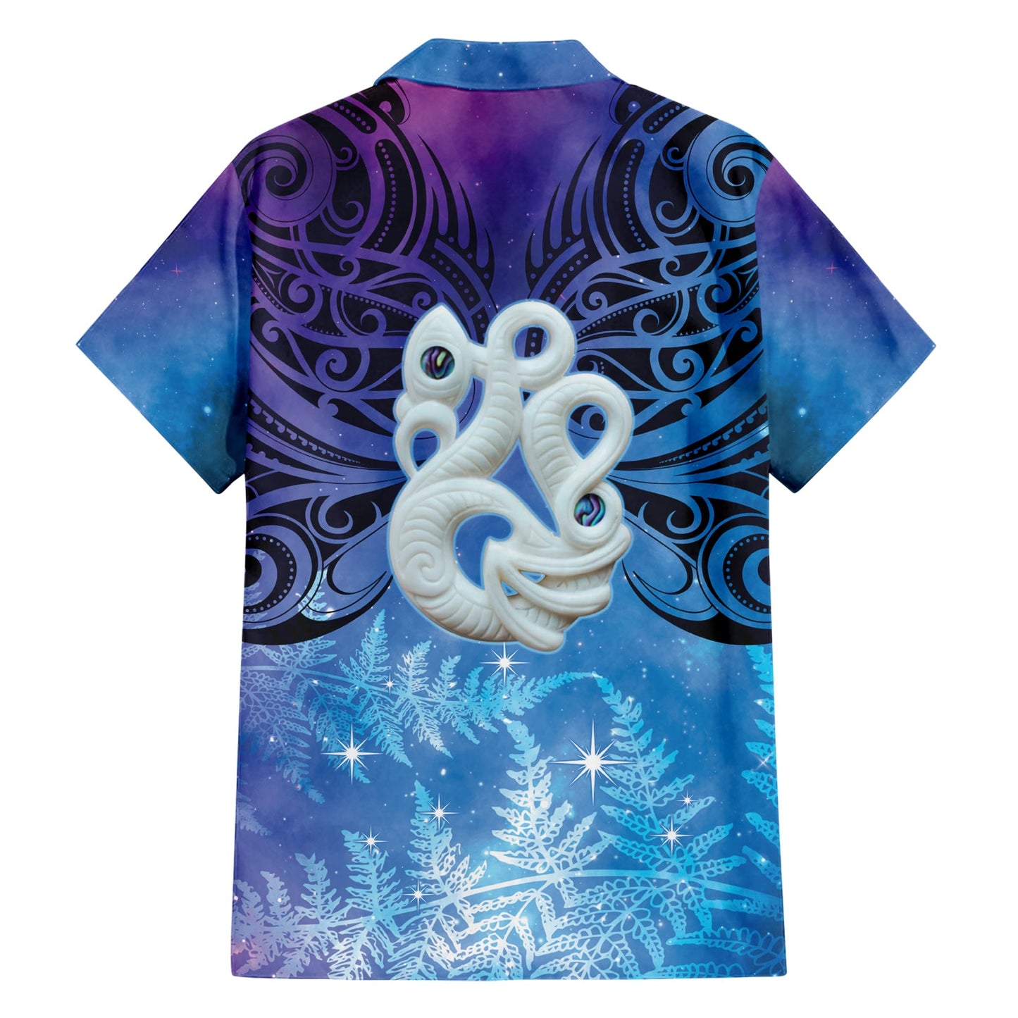 Neuseeland Matariki Hawaiihemd Aotearoa Maori Neujahr Manaia Galaxy Vibes LT14
