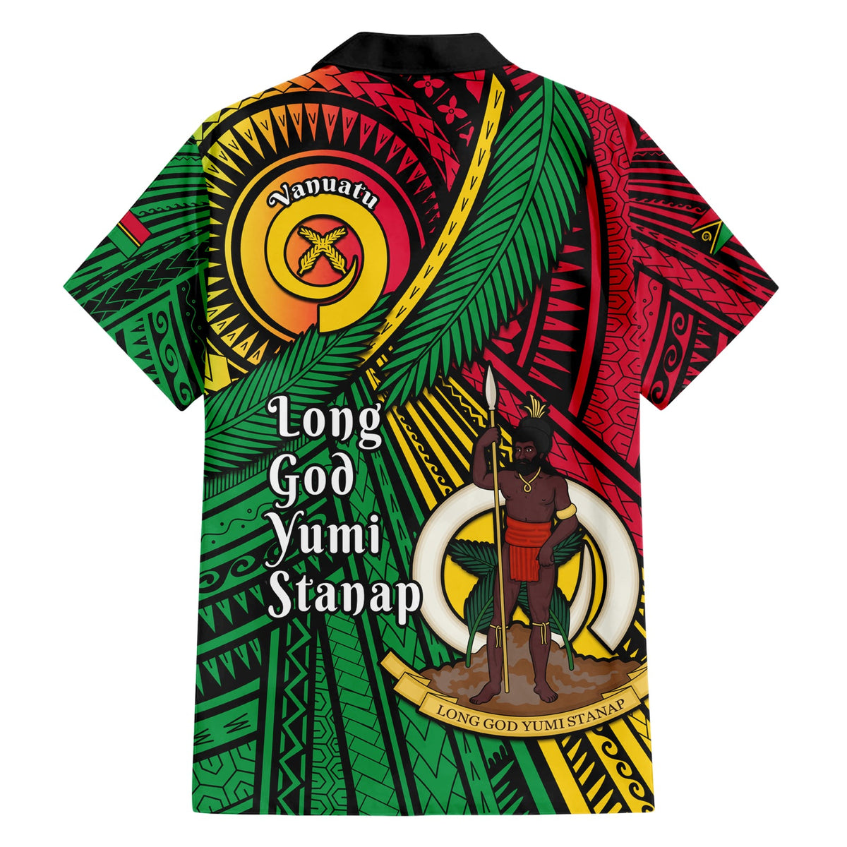 Halo Vanuatu Hawaiihemd Alles Gute zum 44. Unabhängigkeitstag LT14
