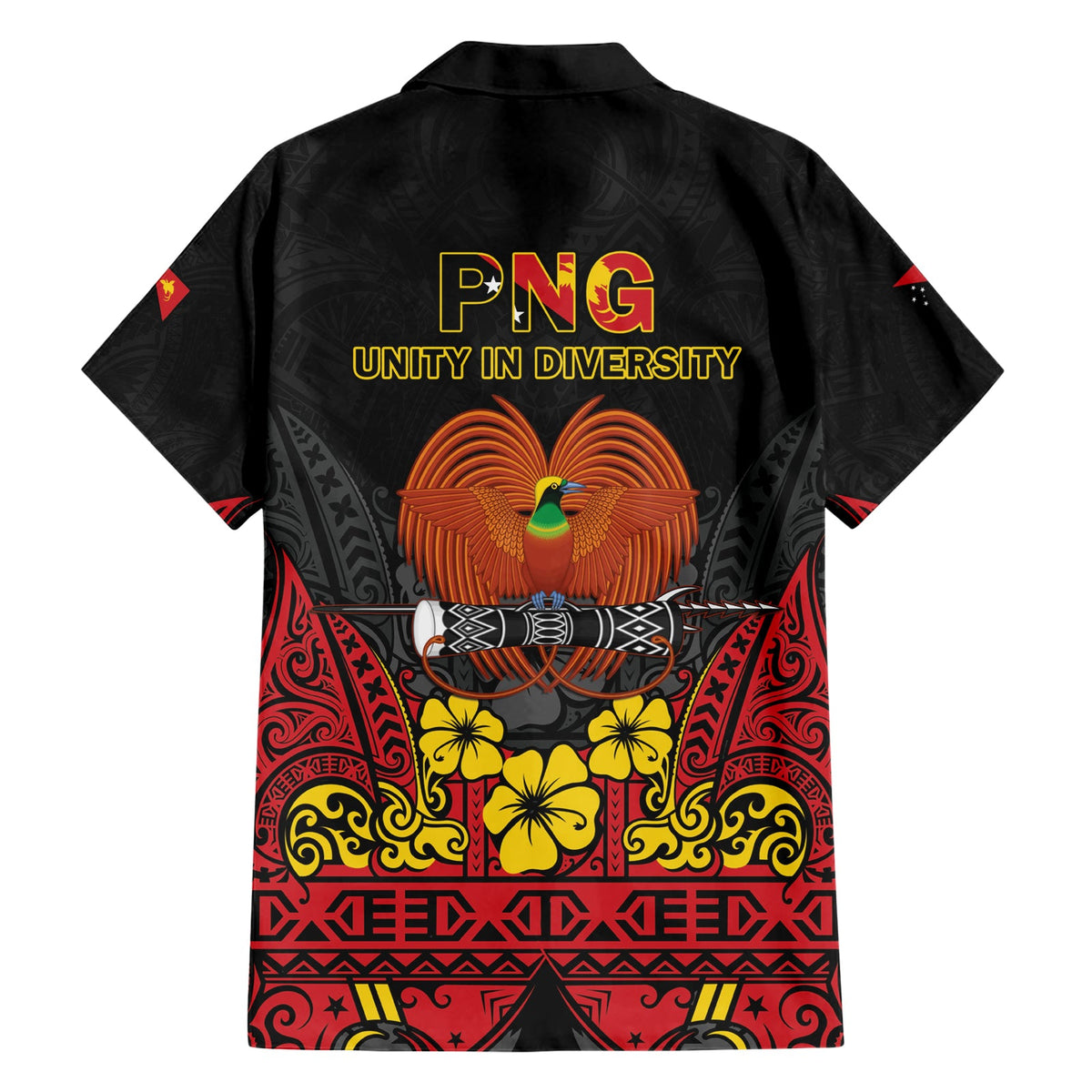 Papua-Neuguinea Unabhängigkeitstag Hawaiihemd PNG Paradiesvogel 49. Jahrestag LT14