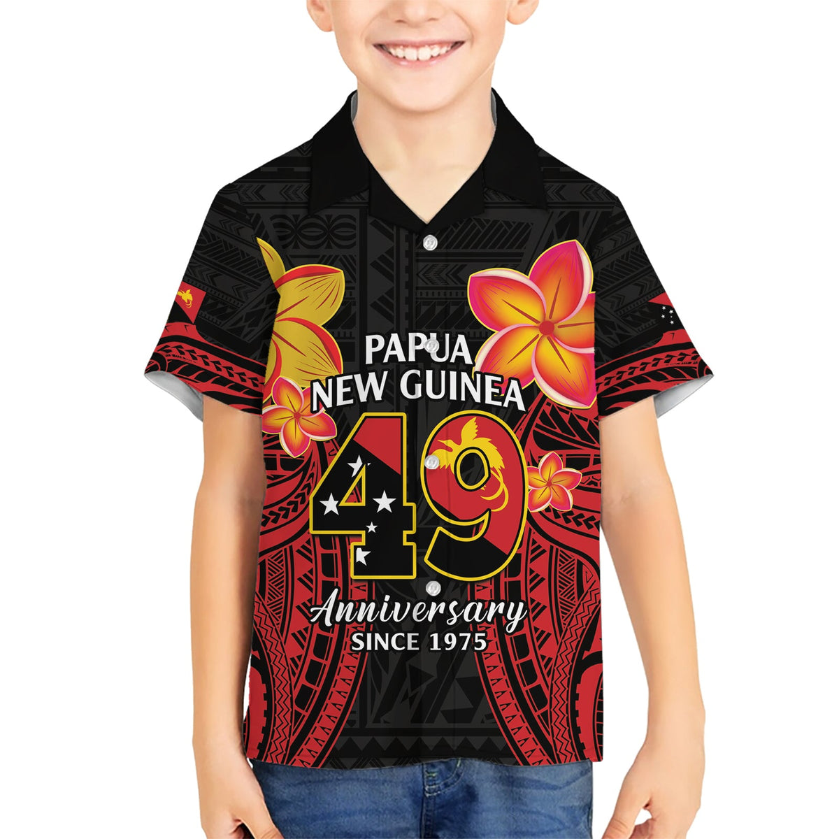 Papua-Neuguinea Unabhängigkeitstag Hawaiihemd PNG seit 1975 LT14