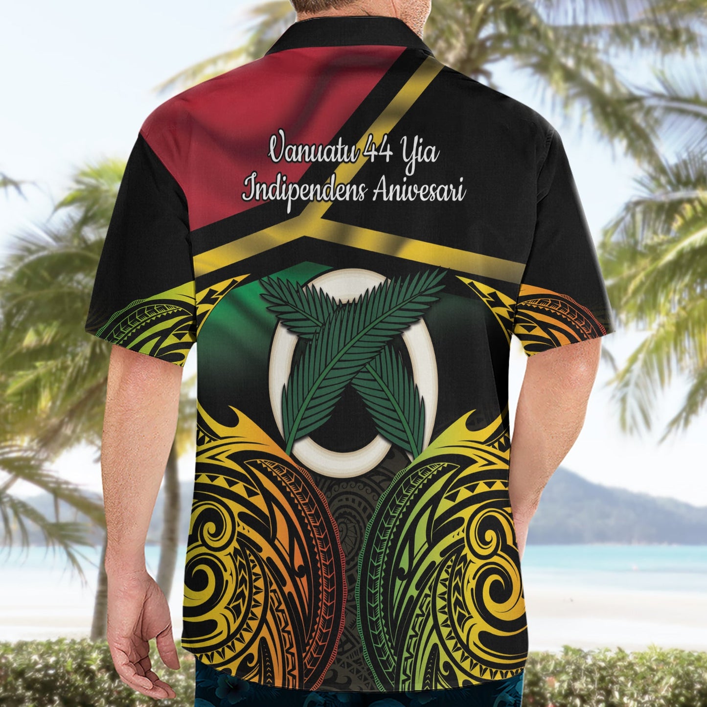 Vanuatu 1980 Hawaiihemd Hapi 44 Yia Indipendens Anivesari LT14