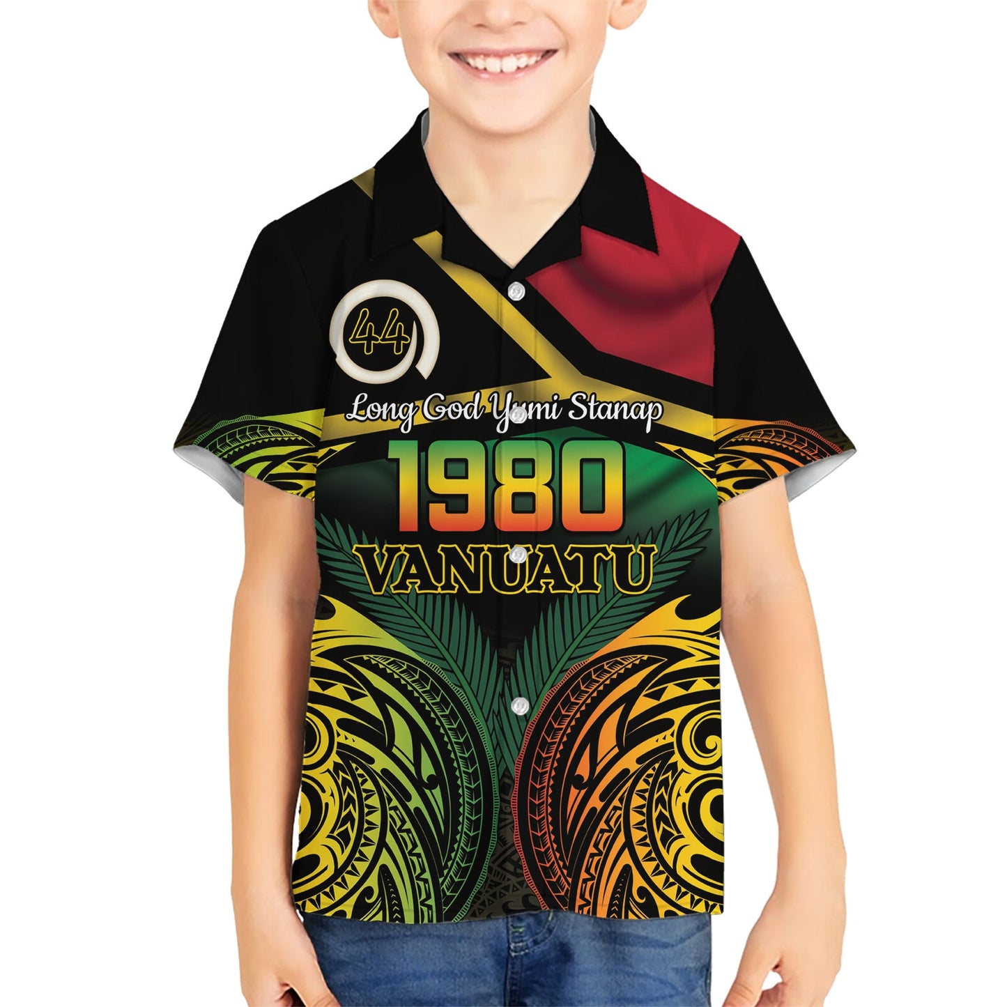 Vanuatu 1980 Hawaiihemd Hapi 44 Yia Indipendens Anivesari LT14