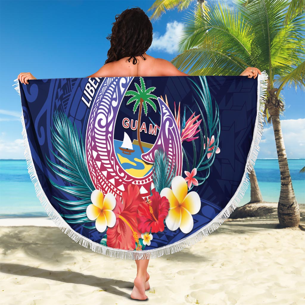 Stranddecke xxl zum Manu'a-Abtretungstag in Amerikanisch-Samoa mit polynesischem Muster LT05
