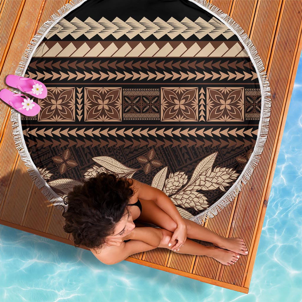 Hawaii Maile Lei Stranddecke xxl Aloha Graustufen Farbe LT03