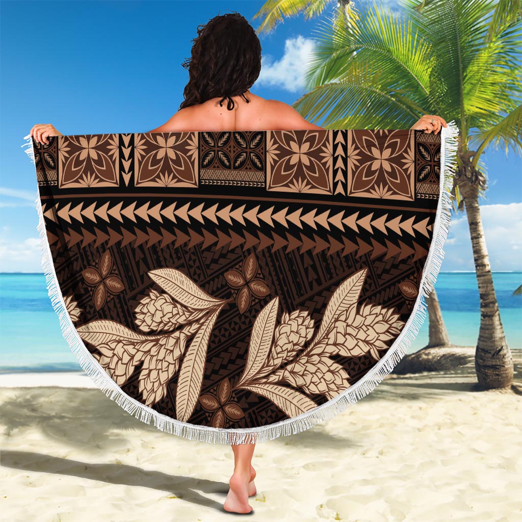 Hawaii Maile Lei Stranddecke xxl Aloha Graustufen Farbe LT03