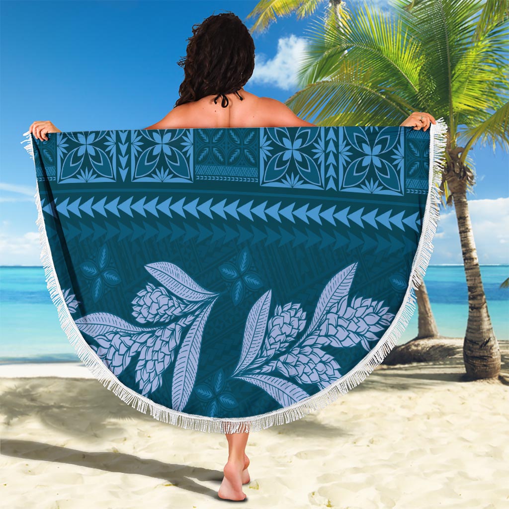 Hawaii Tropische Blumen und Blätter Stranddecke xxl Tapa Muster Bunt Mode LT03